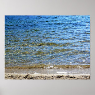 Ufer des Tenaya Lake, Yosemite, CA Poster