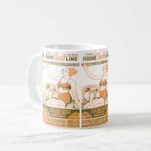 Ufer-Schnelllinien-Fahrplan Kaffeetasse