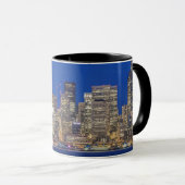 Ufer und Downtown Skyline bei Twilight Tasse (VorderseiteRechts)