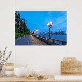 Ufer von Guangzhou Poster (Küche)