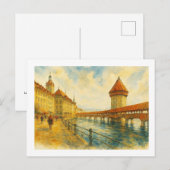 Ufer von Luzern, Postkarte (Vorne/Hinten)