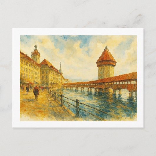 Ufer von Luzern, Postkarte (Vorderseite)