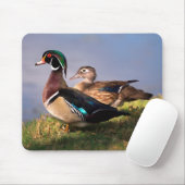 Ufer, Waldschnatterente Mousepad (Mit Mouse)