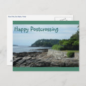 Ufer-Weg Postcrossing Postkarte (Vorne/Hinten)