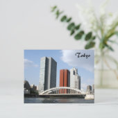 Uferbrücke Postkarte (Stehend Vorderseite)