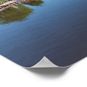 Uferbrücke und Staat Poster (Ecke)