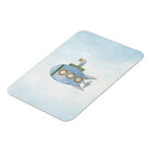 Uferfarbe Nautisches blaues U-Boot Magnet (Linke Seite)