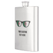 Uferflasche mit algerischen Schahden Flachmann (Links)