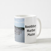 "Ufergegend" Boothbay Hafen-Maine-Tasse Kaffeetasse (VorderseiteRechts)