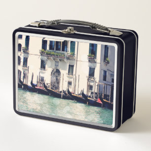 Ufergegend-Fotografie der Bestimmungsort-  Venedig Metall Lunch Box