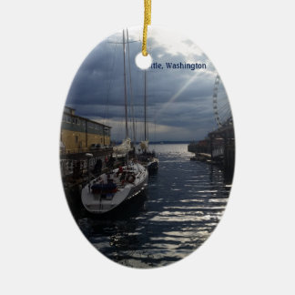 Ufergegend-Puget Sound-Verzierung Seattles Keramik Ornament