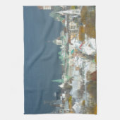 Ufergegend Québec-Stadt Kanada Geschirrtuch (Vertikal)