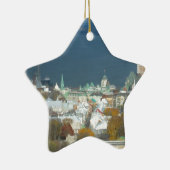 Ufergegend Québec-Stadt Kanada Keramik Ornament (Rechts)