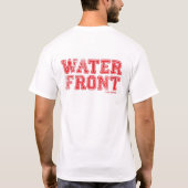 Ufergegend-T - Shirt /Red auf Weiß (Rückseite)