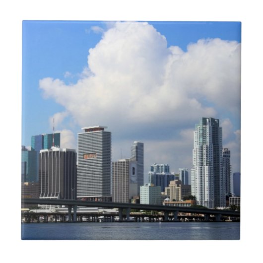 Ufergegendansicht von Miami Fliese (Vorderseite)