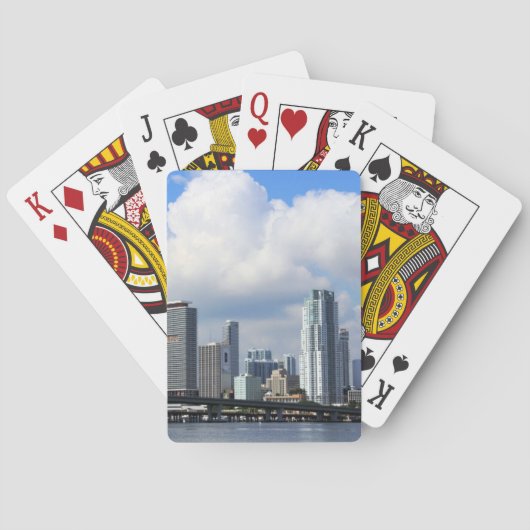 Ufergegendansicht von Miami Spielkarten (Rückseite)