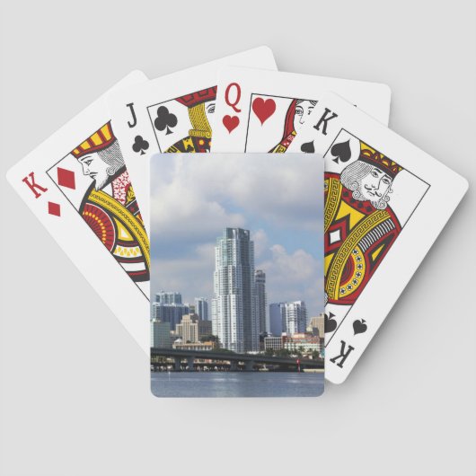 Ufergegendansicht von Miami Spielkarten (Rückseite)