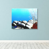 Ufergewickelte Leinwand aus Watson-See (Insitu (Holzboden))