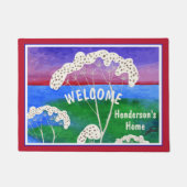 Uferpalme Fußmatte (Vorderseite)