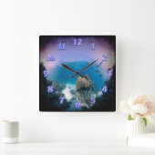 Uferuhr Quadratische Wanduhr (Zuhause)