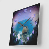 Uferuhr Quadratische Wanduhr (Winkel)