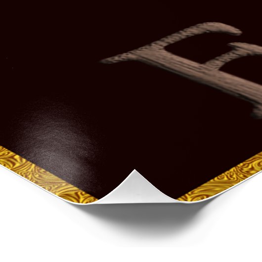 Uferverkleidung Poster (Ecke)