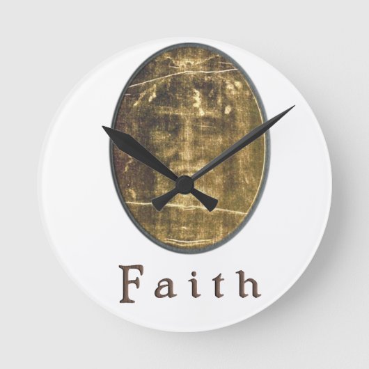 Uferverkleidung Runde Wanduhr (Vorderseite)
