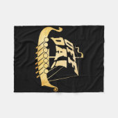 Uff Da! Ancient Viking Ship - Funny Midwest Boatin Fleecedecke (Vorderseite (Horizontal))