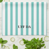Uff Da Aqua Kitchen Handtücher (Gefaltet)