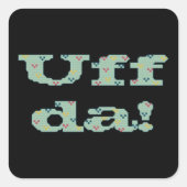 Uff da! Aufkleber (Vorderseite)