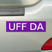 UFF DA AUTOAUFKLEBER (Auf Auto)