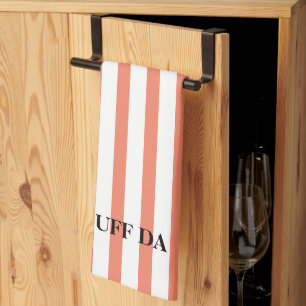 Uff Da Coral Kitchen Handtücher