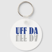 UFF DA Funny Scandinavian Schlüsselanhänger (Vorderseite)