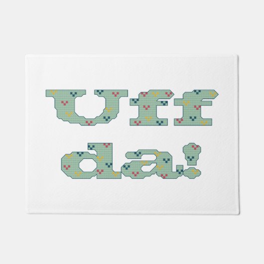 Uff da! fußmatte (Vorderseite)