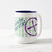 Uff DA! Geocache Minnesota Zwei-Ton Tasse (VorderseiteRechts)