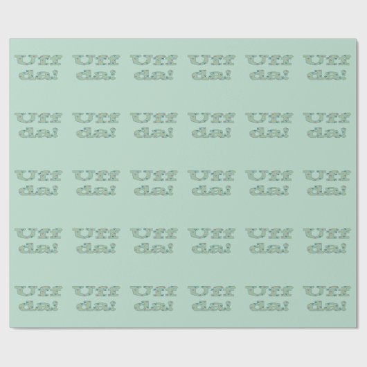 Uff DA! Geschenkpapier (Flach)