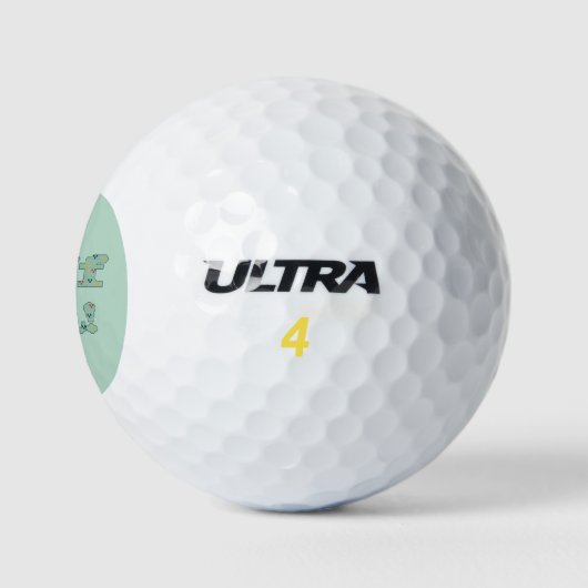 Uff da! golfball (Logo)