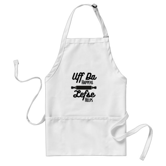 Uff Da Happens, Lefse hilft Schürze (Vorne)