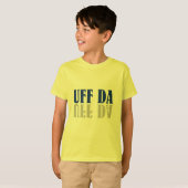 UFF DA lustiger Skandinavier T-Shirt (Vorne ganz)