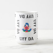 UFF DA moderne Rosemalerei Kaffeetasse (Mittel)