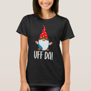 Uff Da Niedlich Swedish Gnome Christmas Family Mat T-Shirt