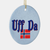 Uff DA Norwegen norwegischer skandinavischer Keramik Ornament (Rechts)
