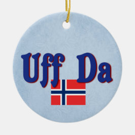 Uff DA Norwegen norwegischer skandinavischer Keramik Ornament