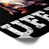 Uff Da Norwegian Quote Scandinavian Viking Gnome  Poster (Ecke)