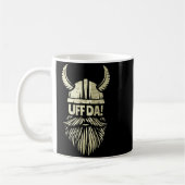 Uff Da Norwegian Quote Scandinavian Viking Helmet  Kaffeetasse (Links)