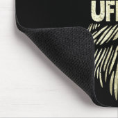 Uff Da Norwegian Quote Scandinavian Viking Helmet Mousepad (Ecke)