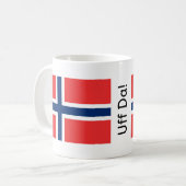 Uff Da! Norwegische Tasse (Vorderseite Links)