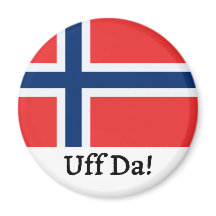 Uff Da Norwegischer Magnet