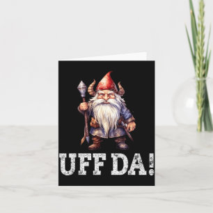 Uff Da Norwegisches Zitat Skandinavischer Wikinger Karte