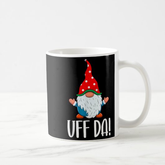 Uff Da Swediomte Gnome Christmas Kaffeetasse (Rechts)